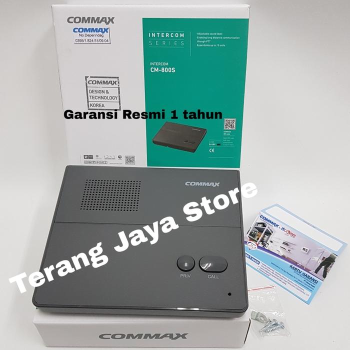 INTERCOM COMMAX CM-800S INTERCOM WIRELESS COMMAX CM800S-Shelishop13 Harga 482,000 rupiah*Gratis Ongkir