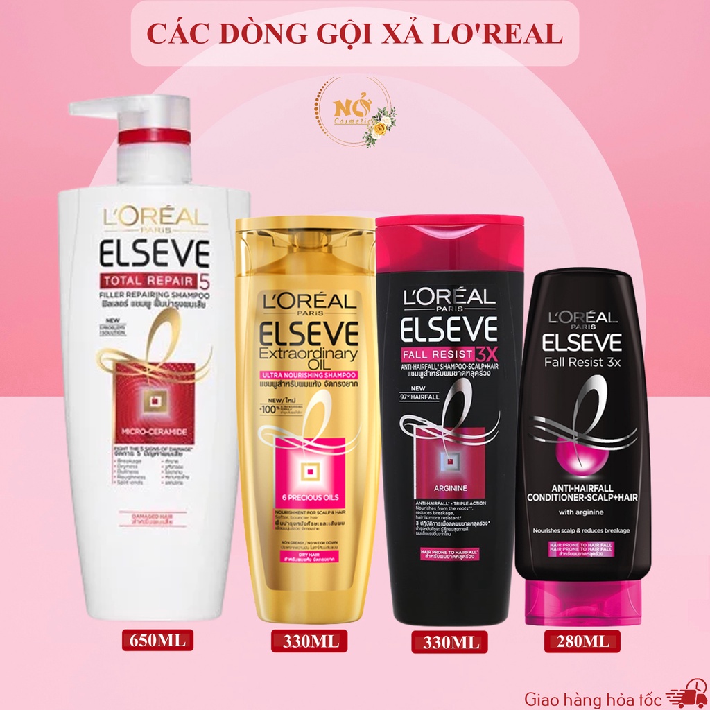 Dầu gội phục hồi hư tổn L'Oreal Elseve Total Repair