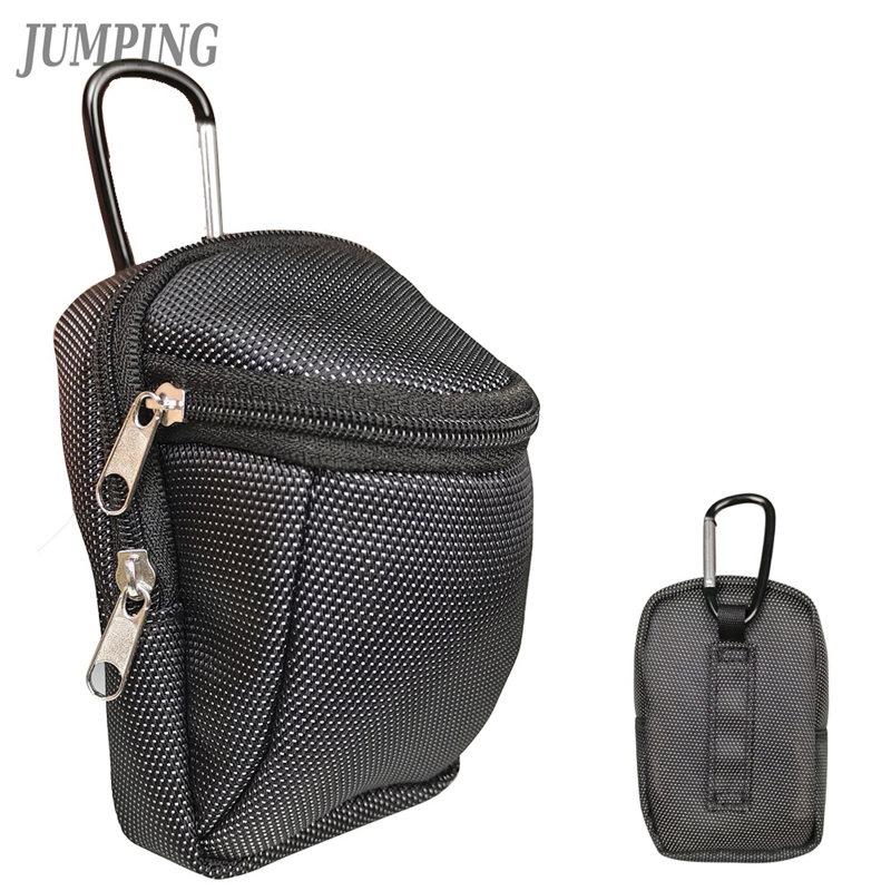 JUMPING Golf Ball Storage Bag Portable Waist Hanging Double