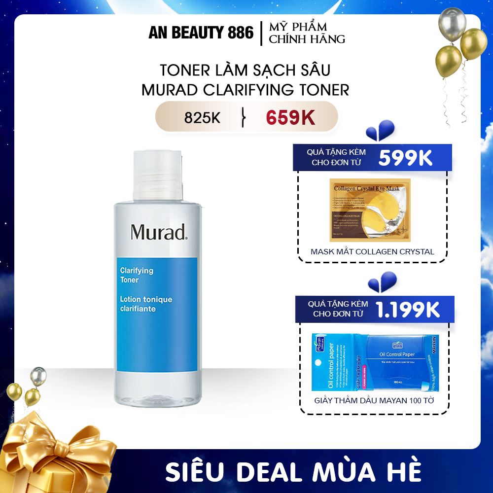 Toner làm sạch sâu Murad Clarifying Toner 180ml