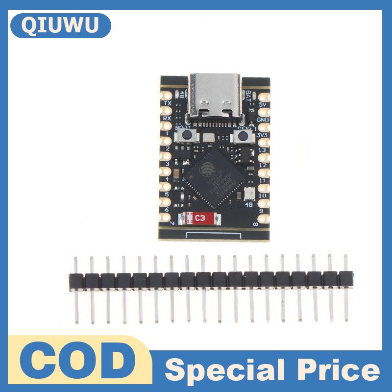 QIUWU 1 Bộ ESP32-C3 supermini cộng với DEV Board RGB LED Antenna chế độ kép Bluetooth cho nhà thông minh IOT phát triển sử dụng Giá 129,791 Đồng*Miễn phí vận chuyển