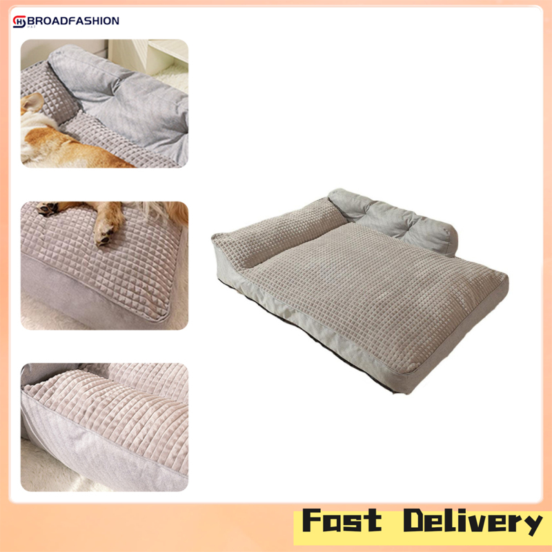 Broadfashion Pet Dog Bed Large Sized Dogs, Breathable Cushions Pet Sofa Bed With Removable Washable Cover, Anti-Slip Bottom, Spine Support Couch Sleeping Bed ราคา 430 บาท*ส่งฟรี