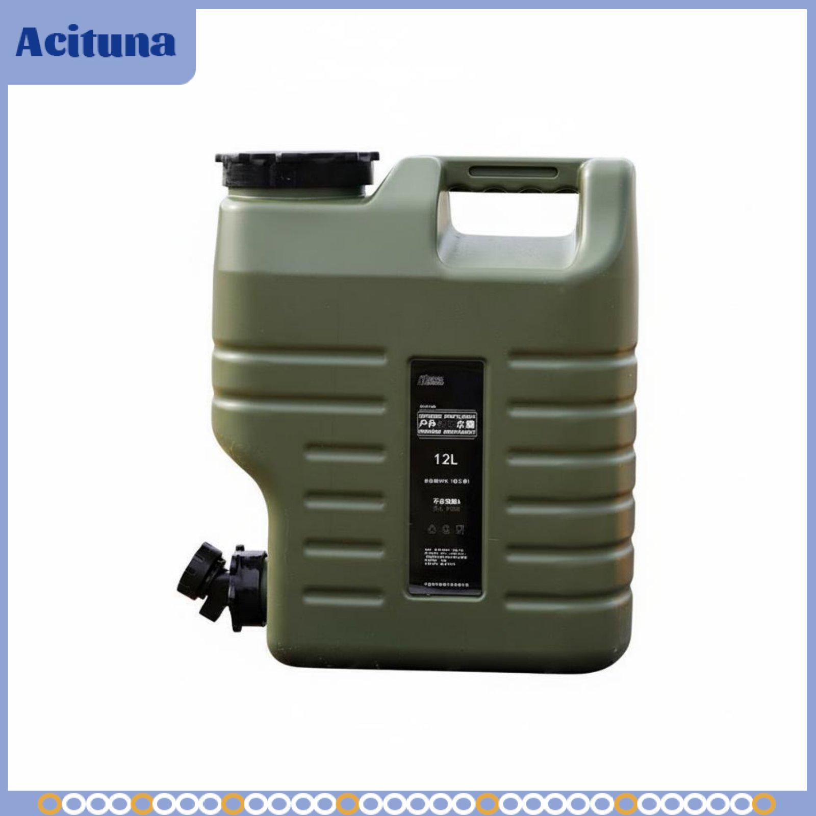 Food Grade Water Bucket Camping Water Jug Leakproof Outdoor Gear for Campers, Drivers, Car Travel