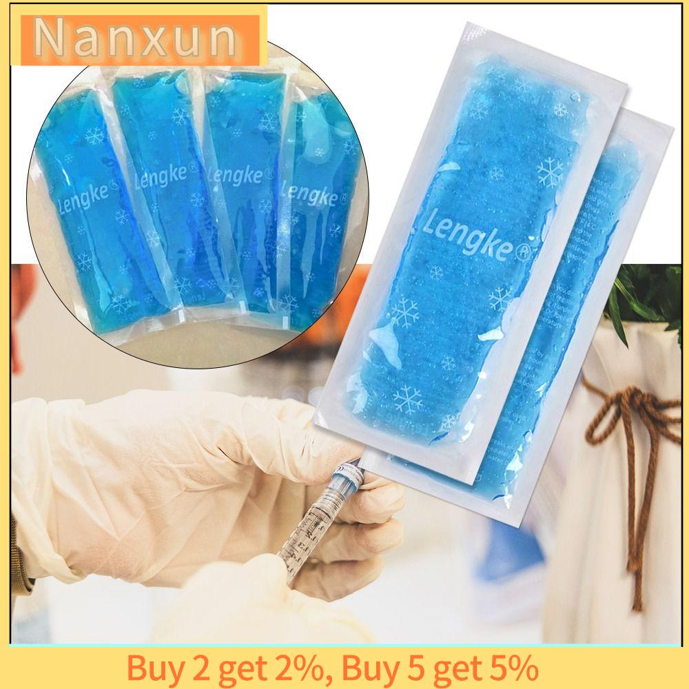 NWSJ 2pcs 50g Tái sử dụng Medicla Mát Du lịch Trường Hợp Nước đá Insulin Làm Mát Túi Lạnh Gel Viên thuốc Bảo Vệ