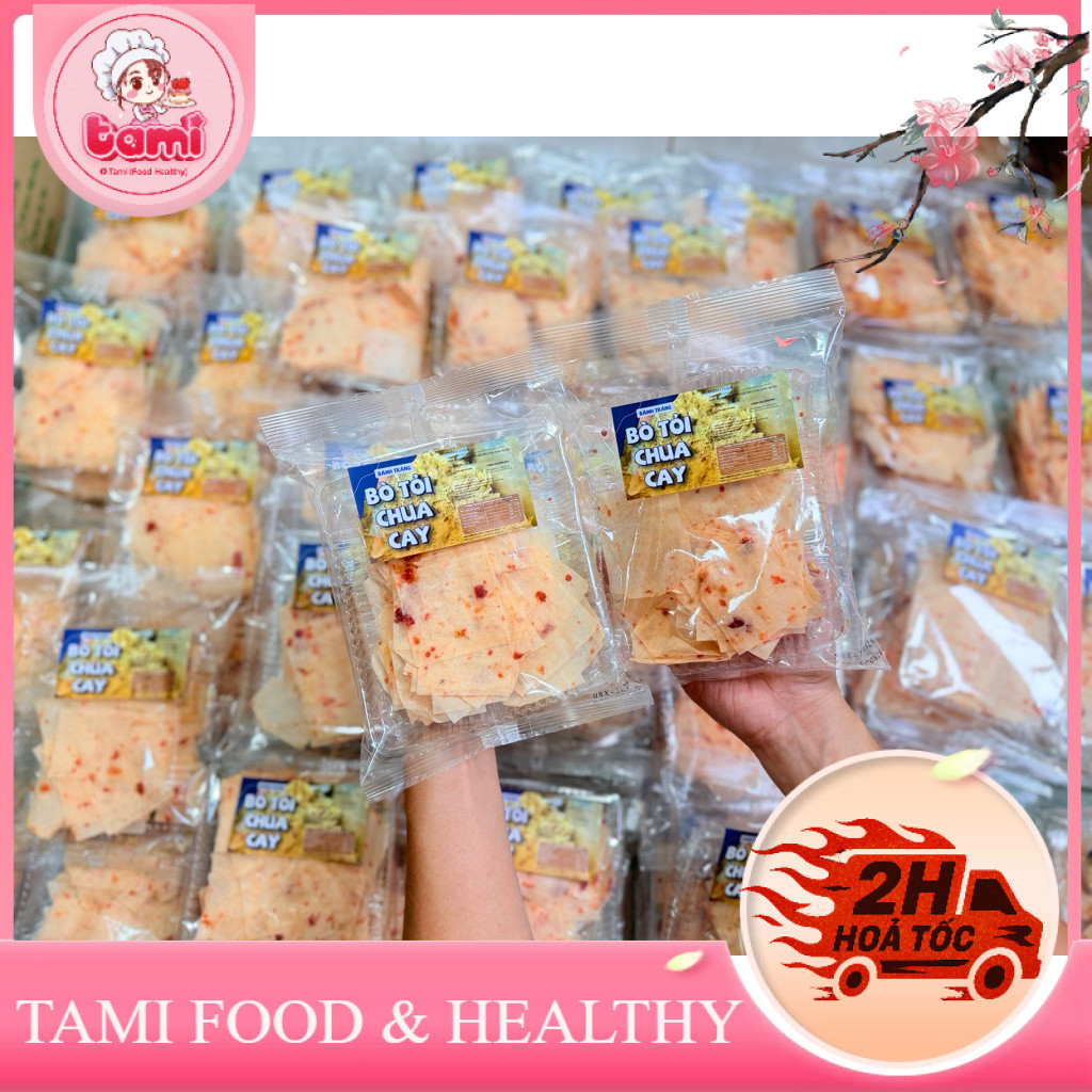 [LOẠI NGON TÂY NINH] 1 bịch bánh tráng BÒ TỎI CHUA CAY - Since 2013 DH SNACK