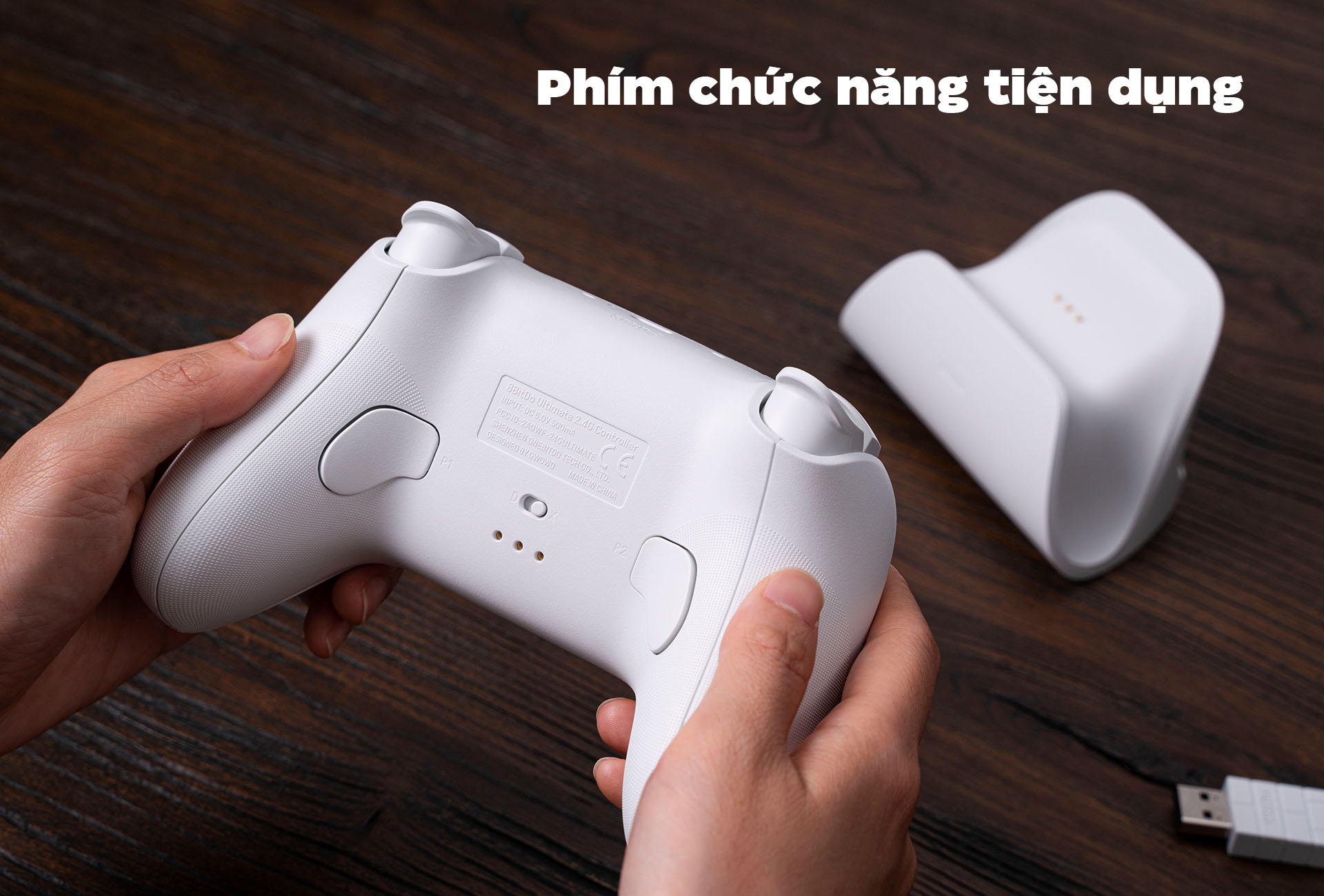 Tay cầm chơi game 8BitDo Ultimate Bluetooth Wireless Controller kèm Dock Sạc 4