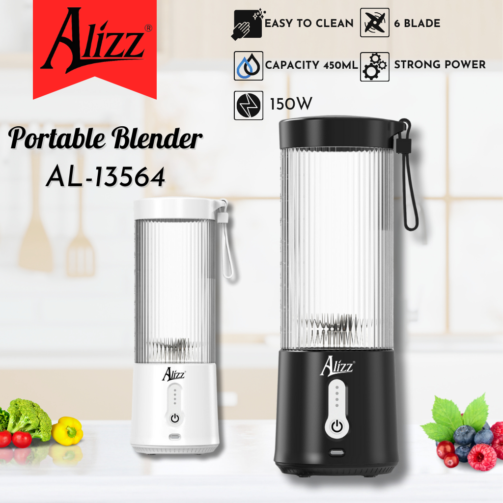 và gia đình Máy Xay Sinh Tố Cầm Tay Đa Năng Không Dây 3in1 450ml ALIZZ AL-13564 Máy Xay Sinh Tố Cầm Tay Đa Năng Không D