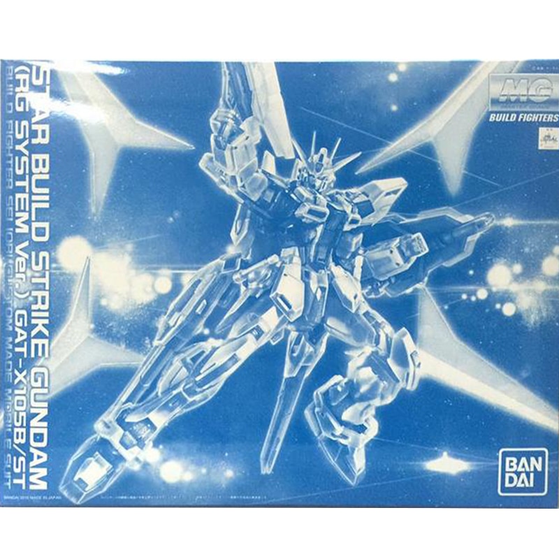 BANDAI PB MG 1/100 GAT-X105B-ST Star Build Strike Gundam (Phiên bản hệ thống RG) Mô hình hội Hành độ