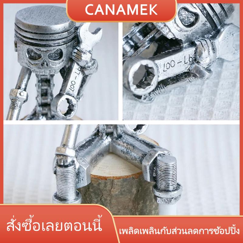 CANAMEK XIMEN ประติมากรรมหน้ากะโหลกศีรษะรูปหัวกะโหลกสุดสร้างสรรค์ด้วยยางเรซินเครื่องประดับรูปแกะสลักตกแต่งโต๊ะงานฝีมือทำจากเรซินอุปกรณ์ตกแต่งบ้าน ราคา 160 บาท*ส่งฟรี