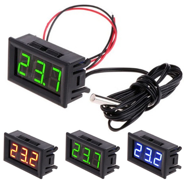 Mini Digital Voltmeter LED Screen Tester - Electronic Parts Accessory