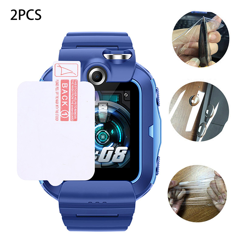 XINGHEC2 2 cái bảo vệ màn hình cho đồng hồ trẻ em 4 Pro Kính cường lực phim để ngăn ngừa trầy xước HD trong suốt không thấm nước chống trầy xước