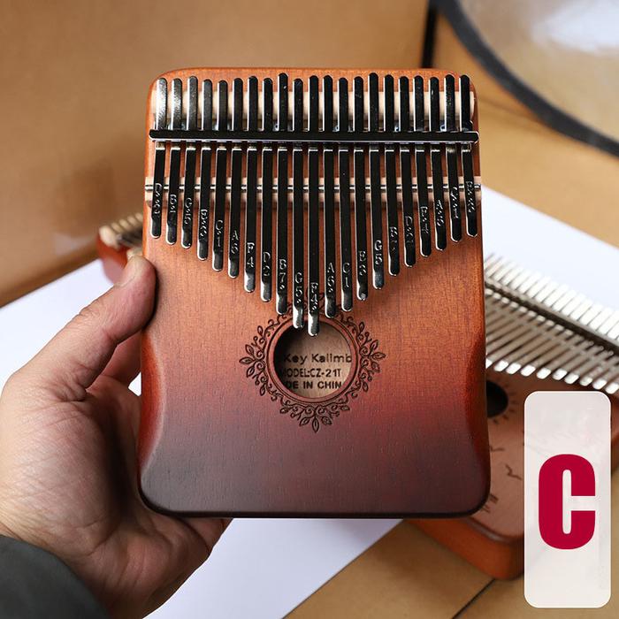 PIANO 21 KALIMBA 21 KEY PIANO JARI ALAT MUSIK THUMB PIANO KAYU PIANO KEYBOARD KALIMBA