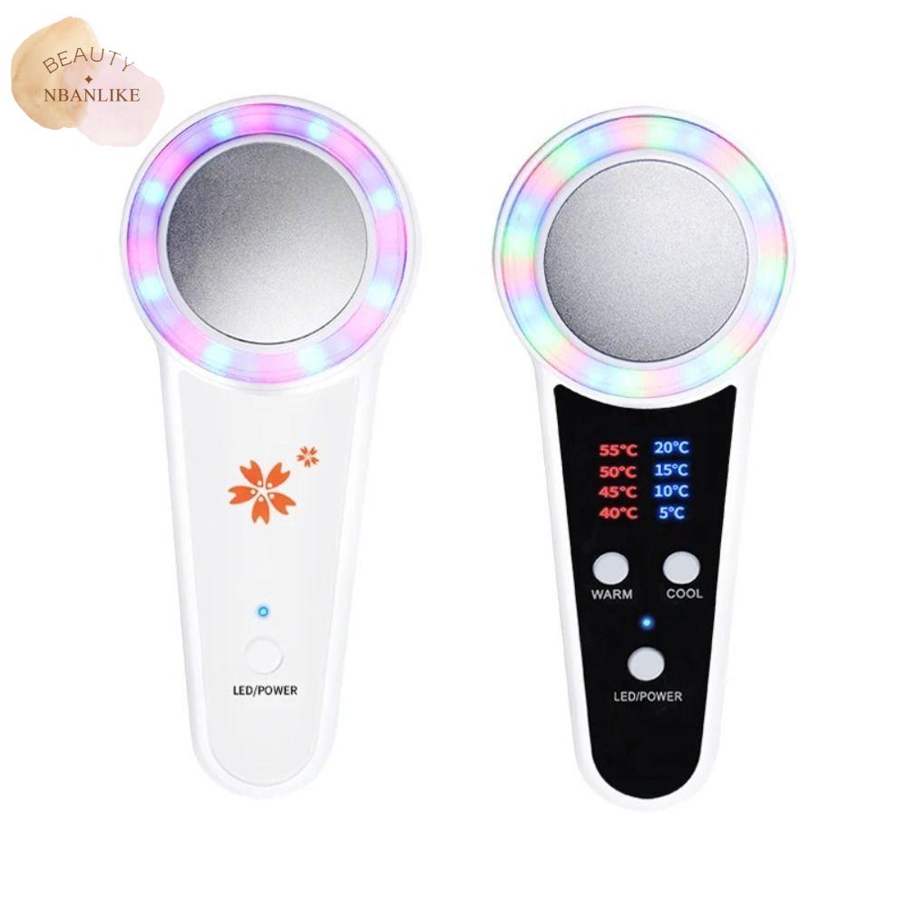 NBANLIKE แสงสีแดงสีฟ้าสีเขียว เครื่องมือความงามโฟตอน ชาร์จใหม่ได้ ยกกระชับผิว เครื่องนวดบีบอัดทำความร้อน เครื่องทำหน้า เครื่องมือแนะนำ อุปกรณ์ความงามบนใบหน้า ของใช้ในครัวเรือน ราคา 1,561 บาท*ส่งฟรี
