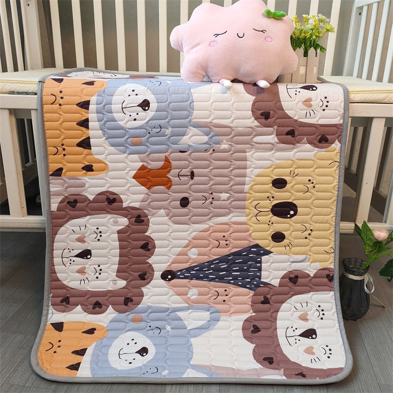 Lót chống thấm điều hoà 5 Lớp cao cấp 50x70cm trần bông an toàn không kích ứng da cho bé Bebi123