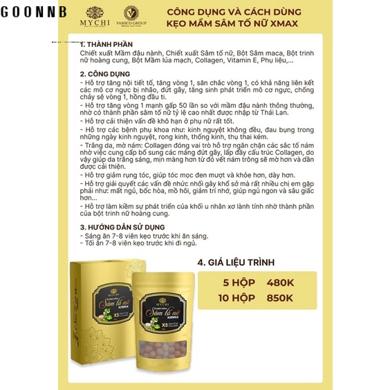 Kẹo Mầm Sâm Tố Nữ xmax X5 Tăng Kích Cỡ Ngực Sâm Tố Nữ Và Collagen Miễn Phí Vận Chuyển Hàng Mới Khuyến Mãi Bảo Hành Chính Hãng Tốt Cho Sức Khỏe Giúp Tăng Cường Sắc Đẹp An Toàn Hiệu Quả 100%