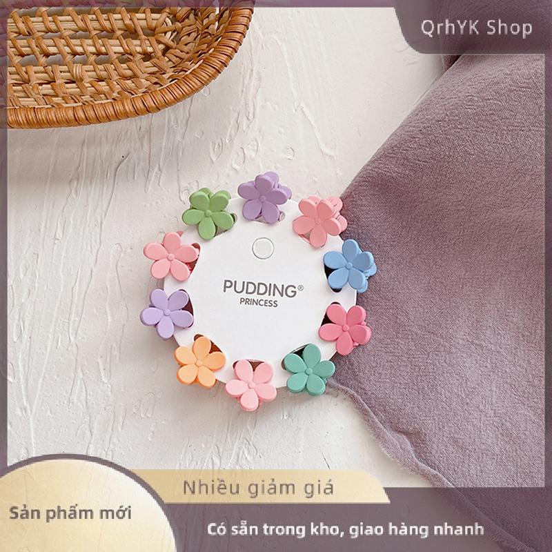 Hàng có sẵn✨ 10pcs Cô Gái Tóc phụ kiện dễ thương con chó tóc phụ kiện handmade hoa với clip Dog grooming Phụ kiện cho tất cả các con chó