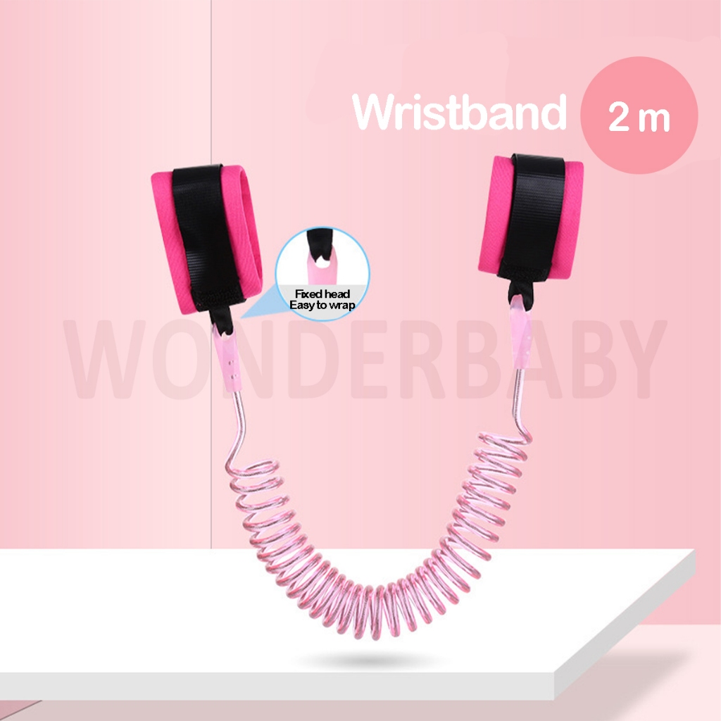 Kids Safety Harness Anti Lost Strap Baby Child Wrist Leash Wristband / Gelang Keselamatan Kanak Kanak