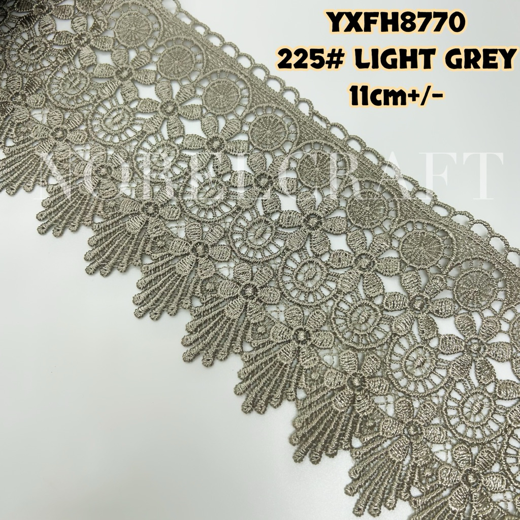 YXFH8770[1METER]CHEMICAL FLOWER LACE/EMBROIDERY LACE/RENDA SULAM BUNGA/RENDA BAJU/RENDA BUNGA/LACE SULAM/LACE FLOWER