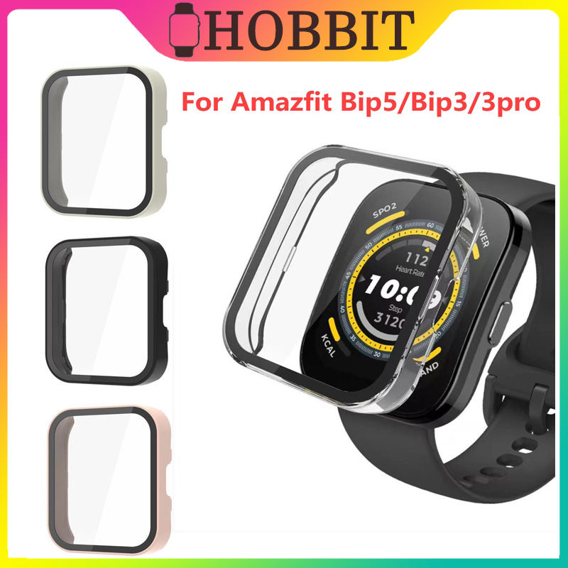 (2 Pieces) for Amazfit Bip 3 Pro 3D Tempered Glass Ultrathin Full Screen  Cover Glass Protector Film for Amazfit Bip3 Pro Glass