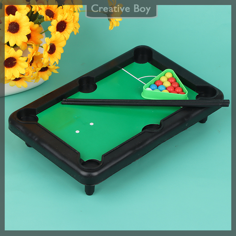 [Creative] Bida mini máy tính để bàn Bàn hồ bơi Snooker đồ chơi trò chơi thiết lập tương tác cha-con