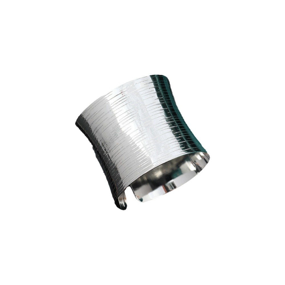 ECOCOKU 6PCS Sang trọng Vòng khăn ăn Kim loại Hiện đại Khóa khăn ăn lễ hội Tối giản Tinh tế Giá đỡ khăn giấy Khách sạn - 2