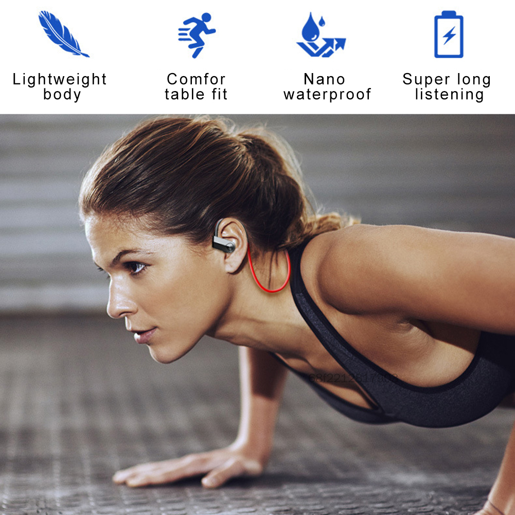 Tai nghe bluetooth VTUOGE K98 Tai nghe thể thao Tai nghe siêu trầm âm thanh nổi chống nước Tai nghe nhét tai có micrô cho điện thoại di động Android Xiaomi Redmi Huawei Airdots RTSU-VN Giá 211,000 Đồng*Miễn phí vận chuyển