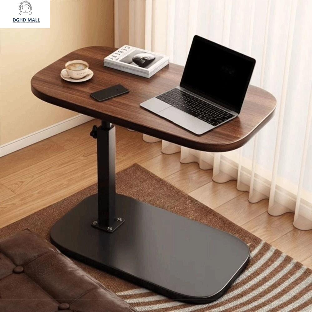 DGHD Chiều cao có thể điều chỉnh Bàn cạnh sofa Lật màn hình máy tính Có thể gập lại Bàn cạnh giường có thể điều chỉnh Hiện đại Cài đặt dễ dàng Giá đỡ bàn trà di động Phòng khách