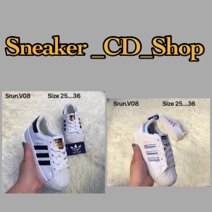 สินค้า [In Stock] รองเท้าผ้าใบ SuperStar รองเท้าสำหรับเด็ก Sz 25..36