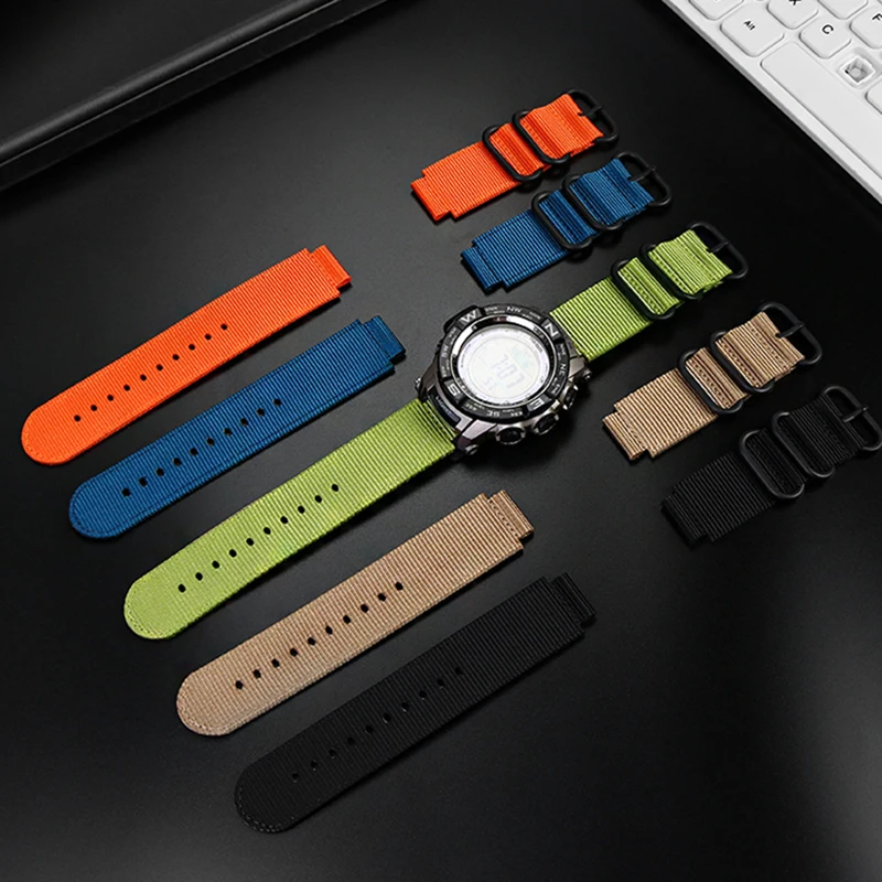 Đồng hồ đeo tay cho G-SHOCK Casio GA-110 Ga100 GBA-800 GMA-B800 GA-800 GBD-800 Ga800/810 thể thao chống nước dây đeo đồng hồ bằng ni lông 16mm