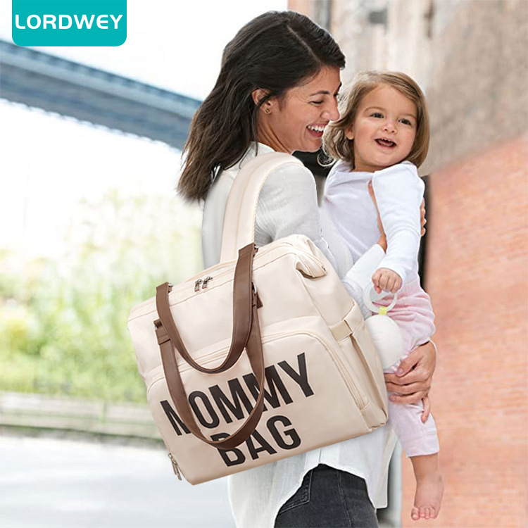 LORDWEY New Minimalist Backpack For Outdoor Activities Large Capacity Mommy Bag Multifunctional Mother And Baby Backpack Diaper Bag ราคา 1,139 บาท*ส่งฟรี