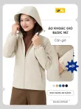[KOL/KOC] Áo khoác gió nữ YODY cản gió, giữ ấm hiệu quả chống bụi WCWC25F048