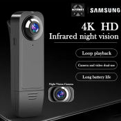 Samsung Autobot Mini HD Camera - Portable 360° Wide-Angle Cam