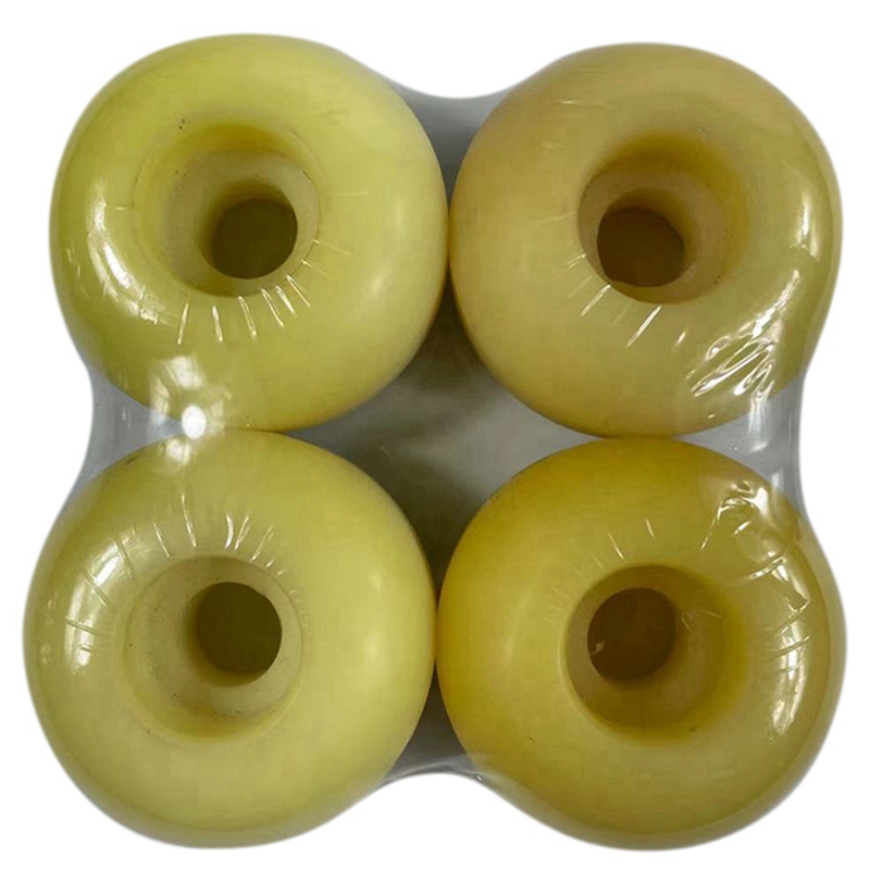 (URXN) 12Pcs Skateboard Wheels 54mm PU Hardness Skate Board 85A Longboard Wheels for Street Longboar