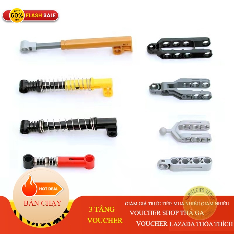 1 miếng phụ kiện giảm sốc, phụ kiện đồ chơi lắp ráp technic, moc