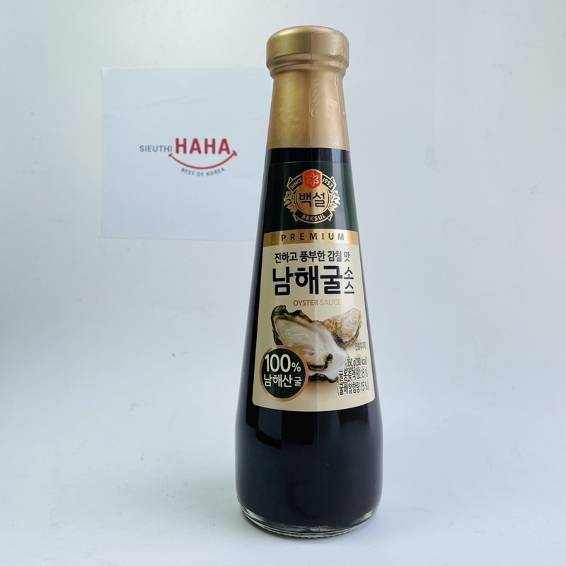 Dầu hào Hàn Quốc 82% tinh chất hàu NAMHEA 350g CJ BEKSUL