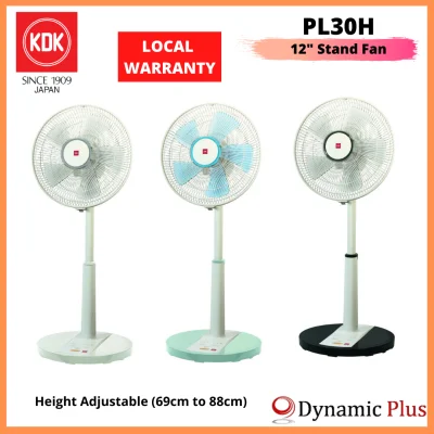 KDK PL30H 12" Plastic Blade Stand Fan