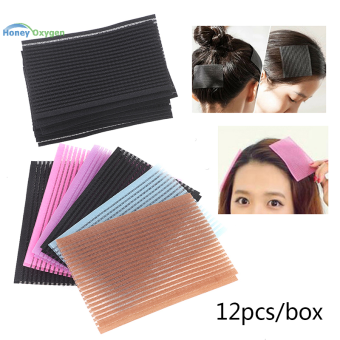 Honey Oxygen 12 cái tóc Pad tóc Sticker Clip bang cố định liền mạch Ma Thuật dán bài viết rìa