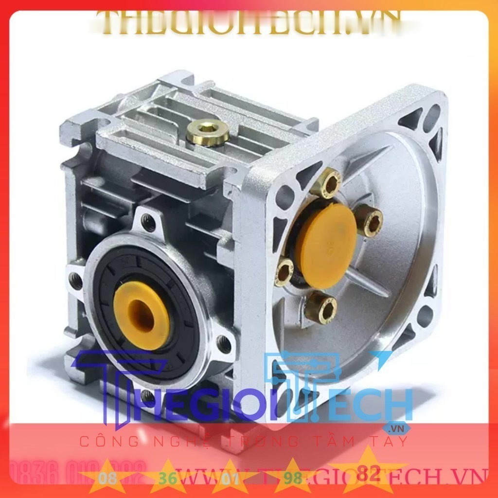 Hộp số giảm tốc NMRV (trục vít bánh vít) NMRV50 BÍCH 80 - 1:10