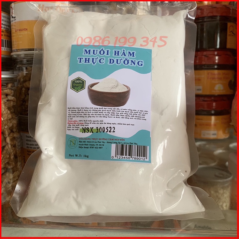 Combo 5 gói muối hầm thực dưỡng, thảo dược 100% tự nhiên 1kg