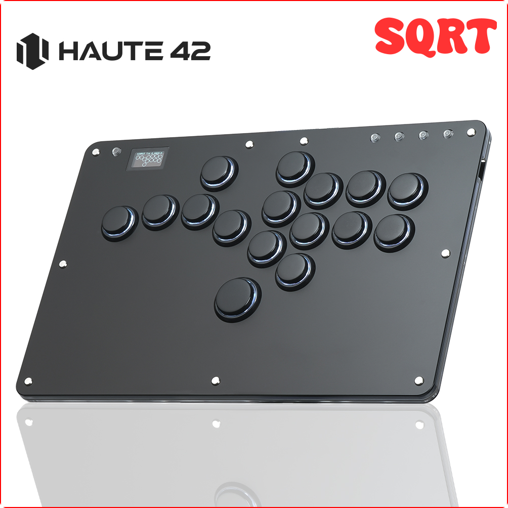 [SQRT] Haute42 Controle Arcade Joystick Hitbox Controller Button Rim Hitbox Leverless Arcade Controller For PC/ PS5/PS4 Fighting Stick ✬✫✩ ราคา  3,800 บาท*ส่งฟรี