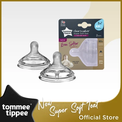 Tommee Tippee Closer To Nature Super Soft Teat - Medium Flow