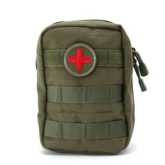 900D Nylon Tactical Molle Waist Bag Medical First Aid Utility ETM Pouch Camping green - intl