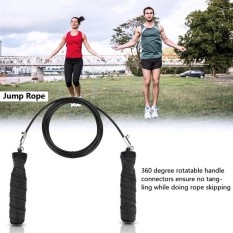Adjustable Steel Wire Speed Jump Skipping Rope Exercise Gym Training Sports Equipment - intl