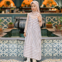 Overall maxi dress/ Overall dress panjang anak/ Rodeo Junior Girl  Nature Tones