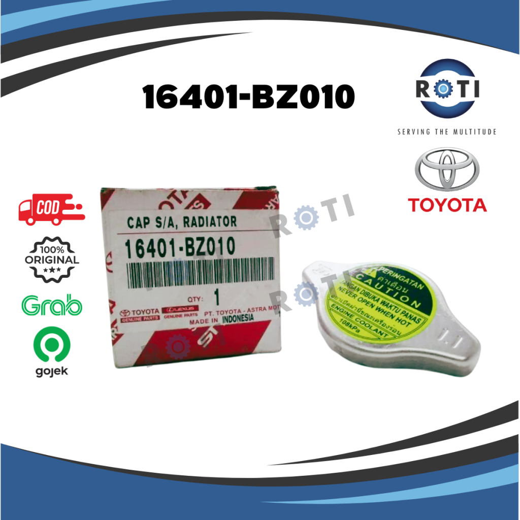 TOYOTA CAP S/A- RADIATOR AVANZA F601-700-651-652 16401-BZ010 GENUINE Harga 80,190 rupiah*Gratis Ongkir