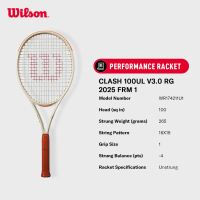 Wilson CLASH 100UL V3.0 RG 2025 Raket Tenis Performance Tennis Rackets (Unstrung) - WR174211U