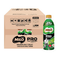 MILO PROTEIN Chocolate Malt Milk Bottled Beverage 500ML x 24 - Case