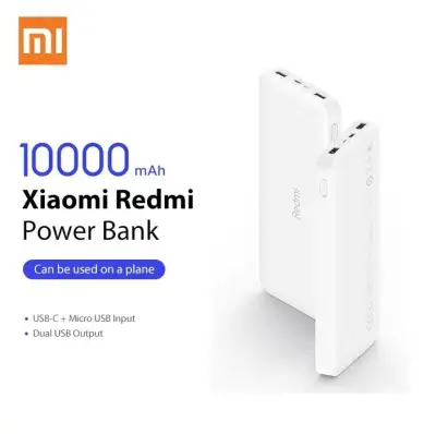 Xiaomi Redmi 10000mAh Power Bank External Battery Charger Powerbank