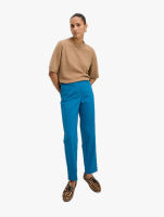 M&S - Celana Panjang Wanita - Cotton Blend Slim Fit Ankle Grazer Trousers