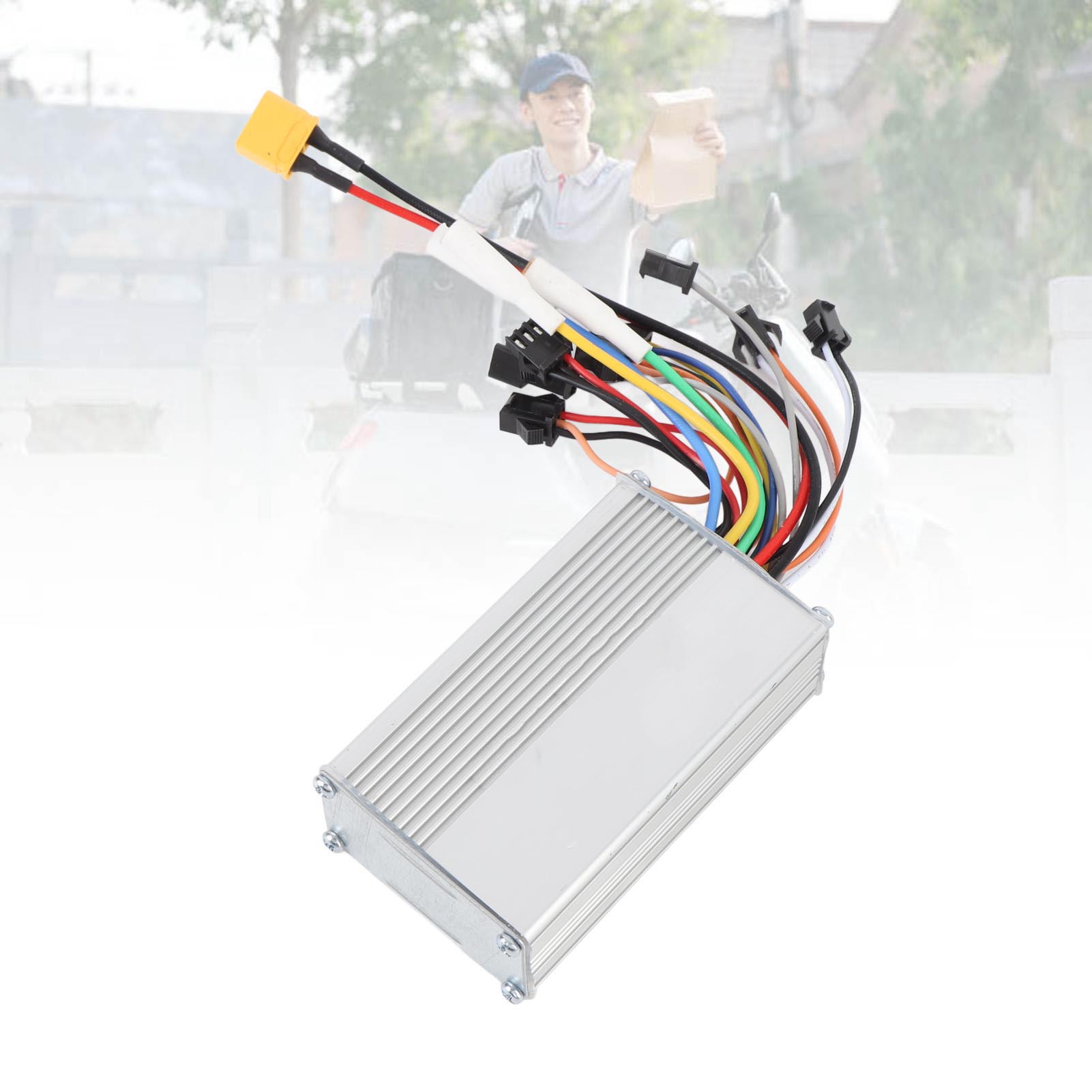 48V 25A điều khiển tốc độ động cơ Dễ dàng lắp đặt ổ đĩa đơn điều khiển cảm ứng Bộ điều khiển xe đạp điện tản nhiệt tốt để nâng cấp